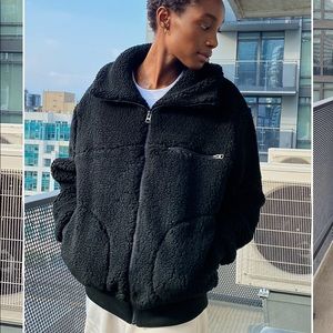 Wilfred Free Black Teddy Jacket | XS